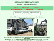 Tablet Screenshot of bhs-bau-reichenbach.de